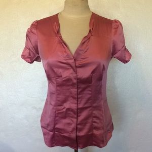 New Worthington Pink Short Sleeve Shirt SZ S